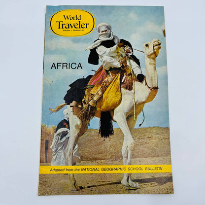 1970 WORLD TRAVELER National Geographic School Bulletin AFRICA EA4