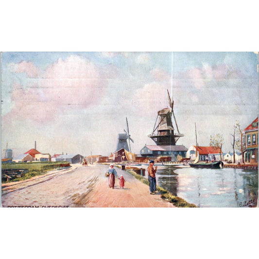 Overschie Holland Raphael Tuck Oilette Original Postcard TK1-P14