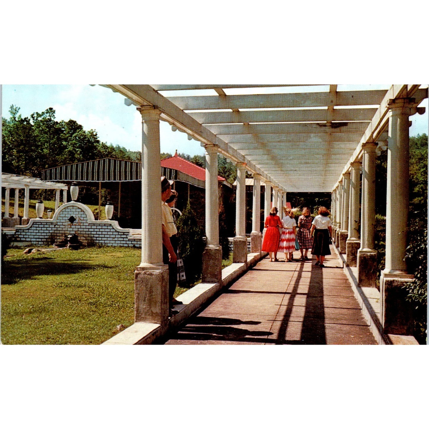 Mountain Valley Mineral Water Spring Hot Springs AR Original Postcard P3-3