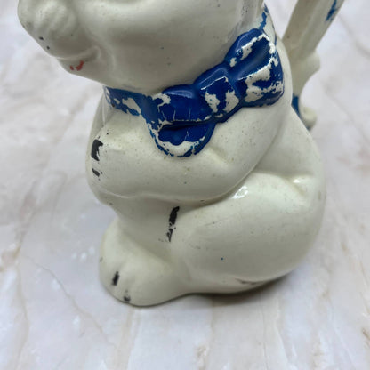 Vintage Rabbit McCoy Ceramic Pitcher Easter Anthropomorphic Creamer 6” TJ1