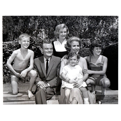 c1960 Press Photo Musician-Bandleader Spike Jones & Family CBS TJ7-2