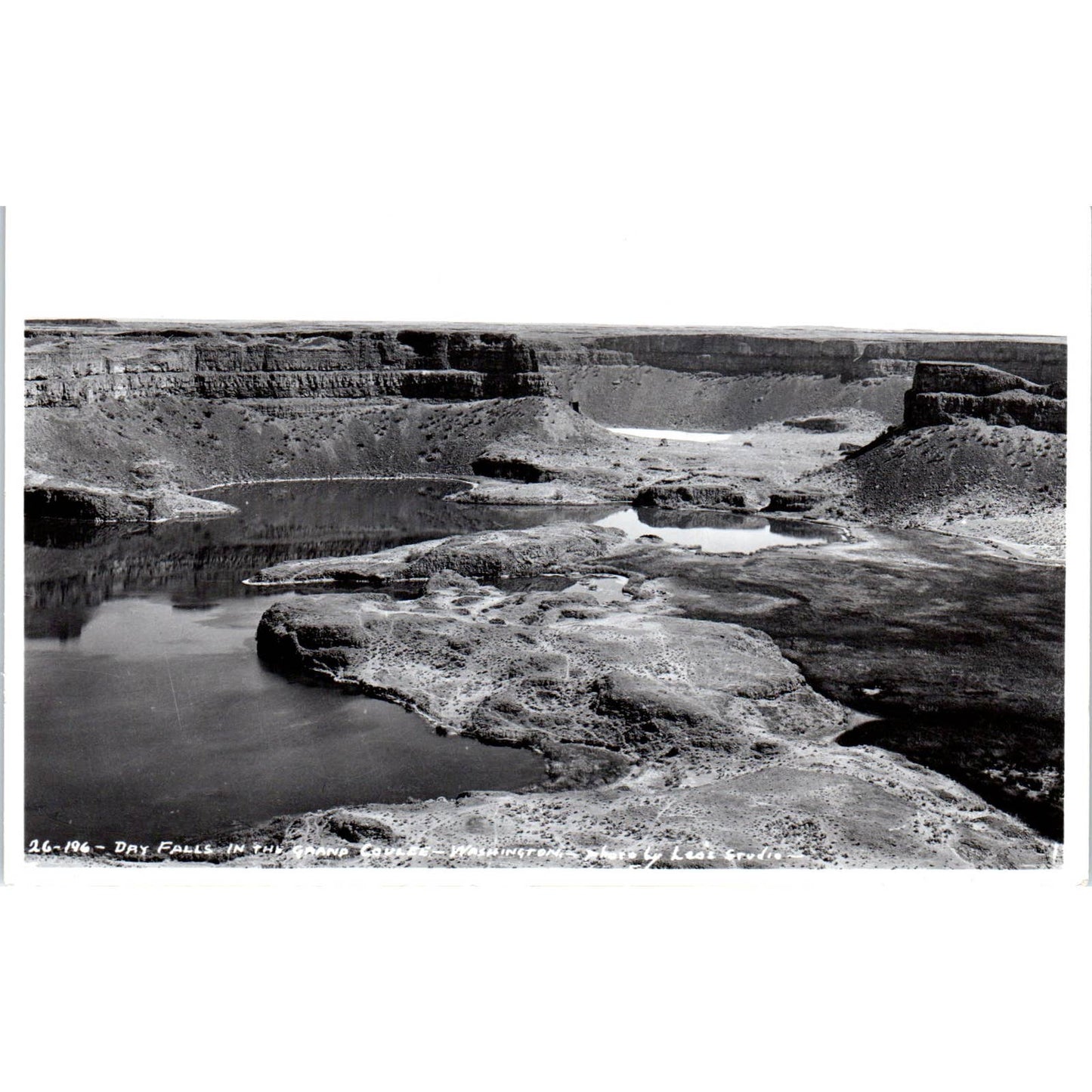 Vintage Postcard Dry Falls At Grand Coulee Dam Washington TD9-W2-2