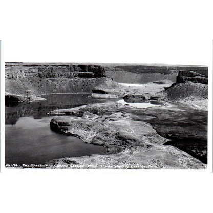Vintage Postcard Dry Falls At Grand Coulee Dam Washington TD9-W2-2