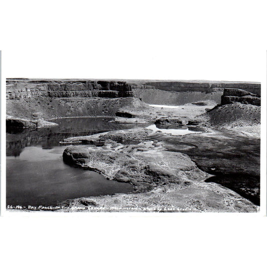 Vintage Postcard Dry Falls At Grand Coulee Dam Washington TD9-W2-2