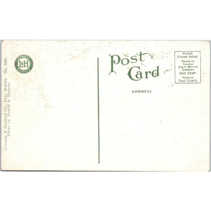 Vintage Postcard National Guard Armory Seattle Washington TD9-W2