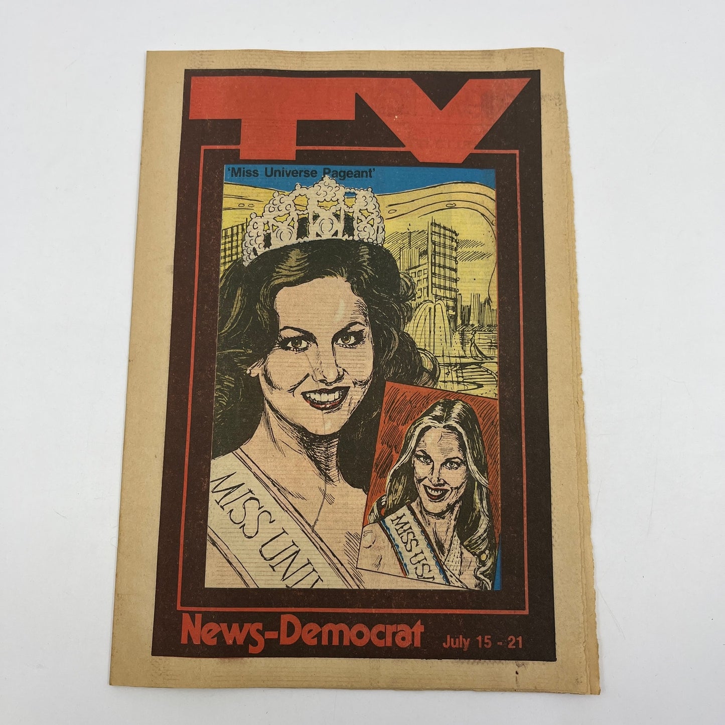 1979 Jul 15 Bellville IL News-Democrat TV Listings Miss Universe Pageant A18