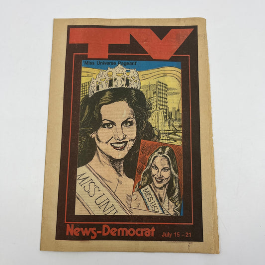 1979 Jul 15 Bellville IL News-Democrat TV Listings Miss Universe Pageant A18