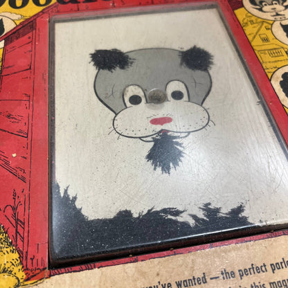 Vintage 1960 Doodle Poodle Magnetic Game Wooly Willy WORKS TB2