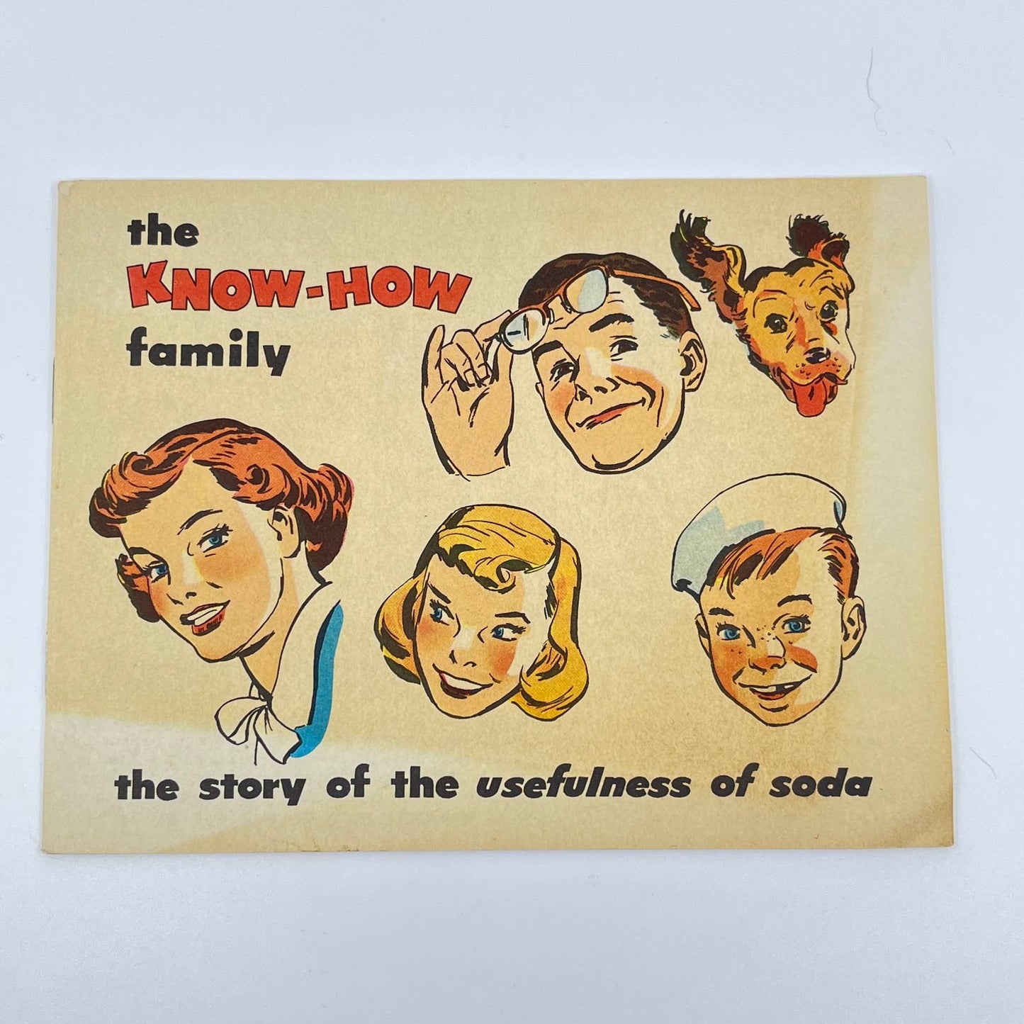 1957 Advertising Baking Soda Comic Book Arm & Hammer - Know How Family D4