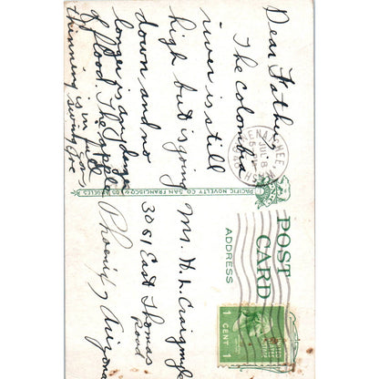 Vintage Postcard Upper Ice Fields Nisqually Glacier Rainier National Park TD9-W2