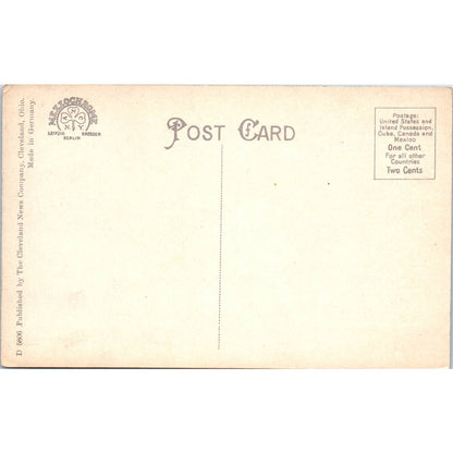 Vintage Postcard Luna Park At Night Cleveland Ohio TD9