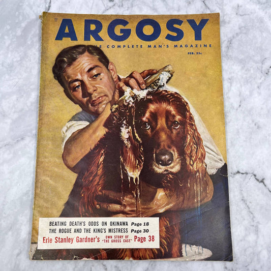 Argosy Magazine Feb 1950 Okinawa Erle Stanley Gardner The Gross Case TJ3