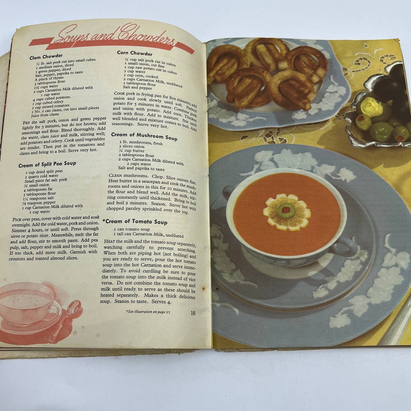 Vintage 1948 Carnation Recipe Cook Book by Mary Blake Carnation Co. TG6