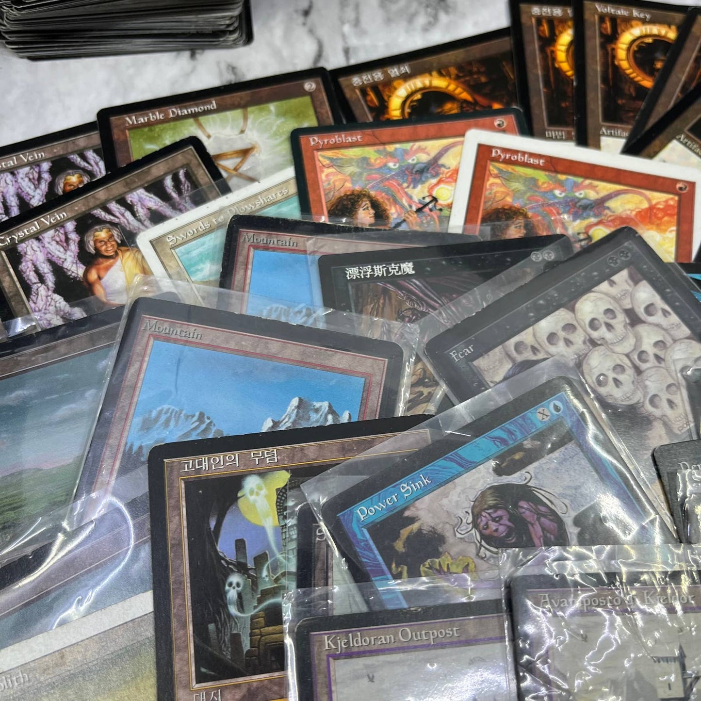 HUGE Collection of Vintage Magic The Gathering MTG Cards Mostly 90s Era