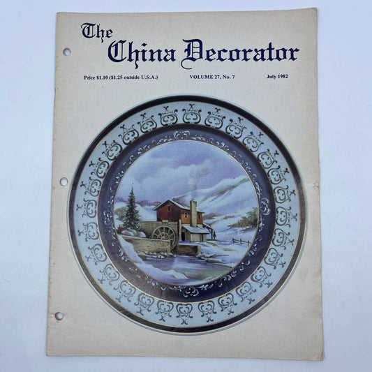 1982 July - The China Decorator Magazine - C. Spina TH8