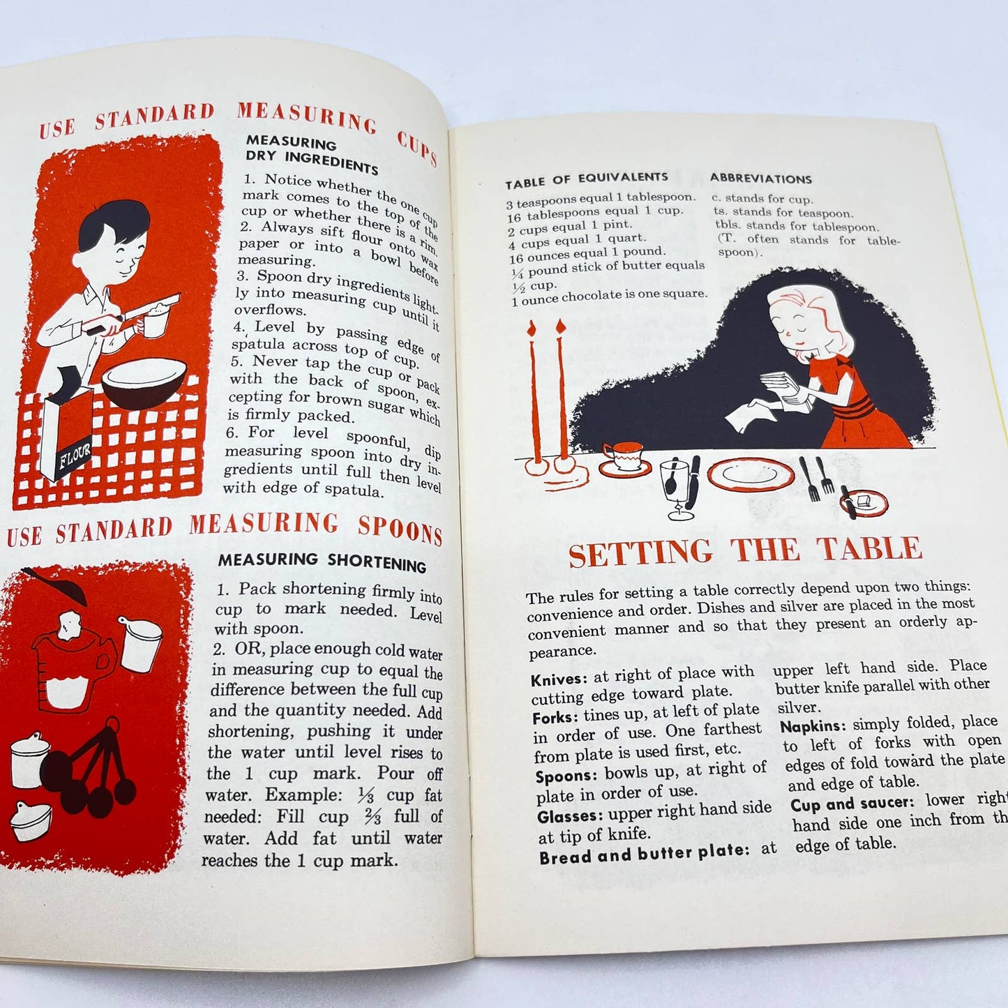 1958 The Gas Cook Book for Young People Laclede Gas Company TF7