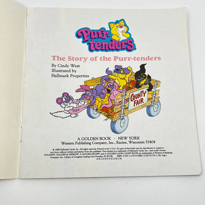 1988 Purr-tenders The Story of Purr-tenders   #11735 A Golden Look-Look Book TE1