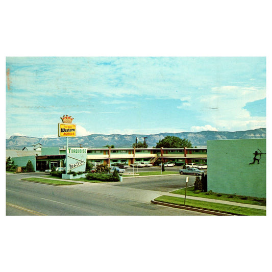 Vintage Postcard - Turquoise Motel Cortez Colorado AD9