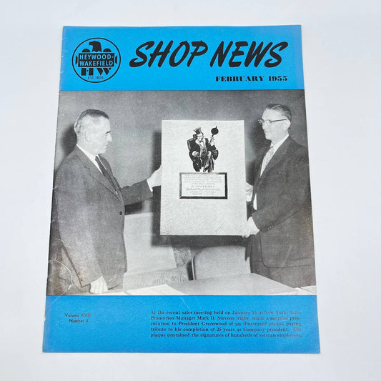 1955 Feb - Heywood-Wakefield Shop News Company Newsletter XVIII TC6