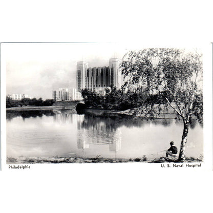 Vintage Postcard WWII US Naval Hospital Philadelphia PA TI1-1