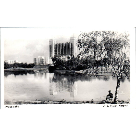 Vintage Postcard WWII US Naval Hospital Philadelphia PA TI1-1