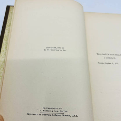 1888 History of a Crime Victor Hugo English Huntington Smith T.Y. Crowell BA4