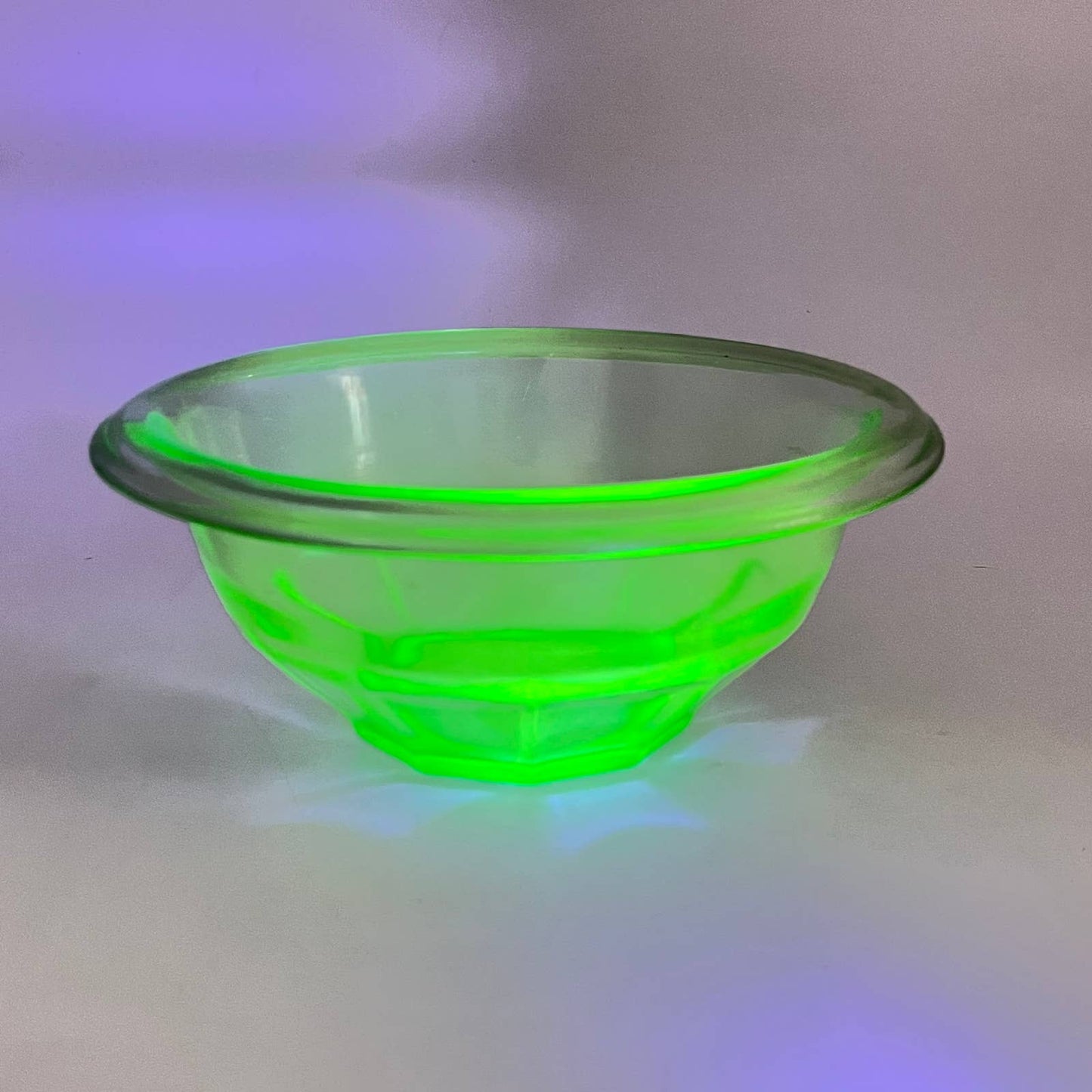 Hazel Atlas Rest Well Green 6" Mixing Bowl Vintage Depression Glass TE4