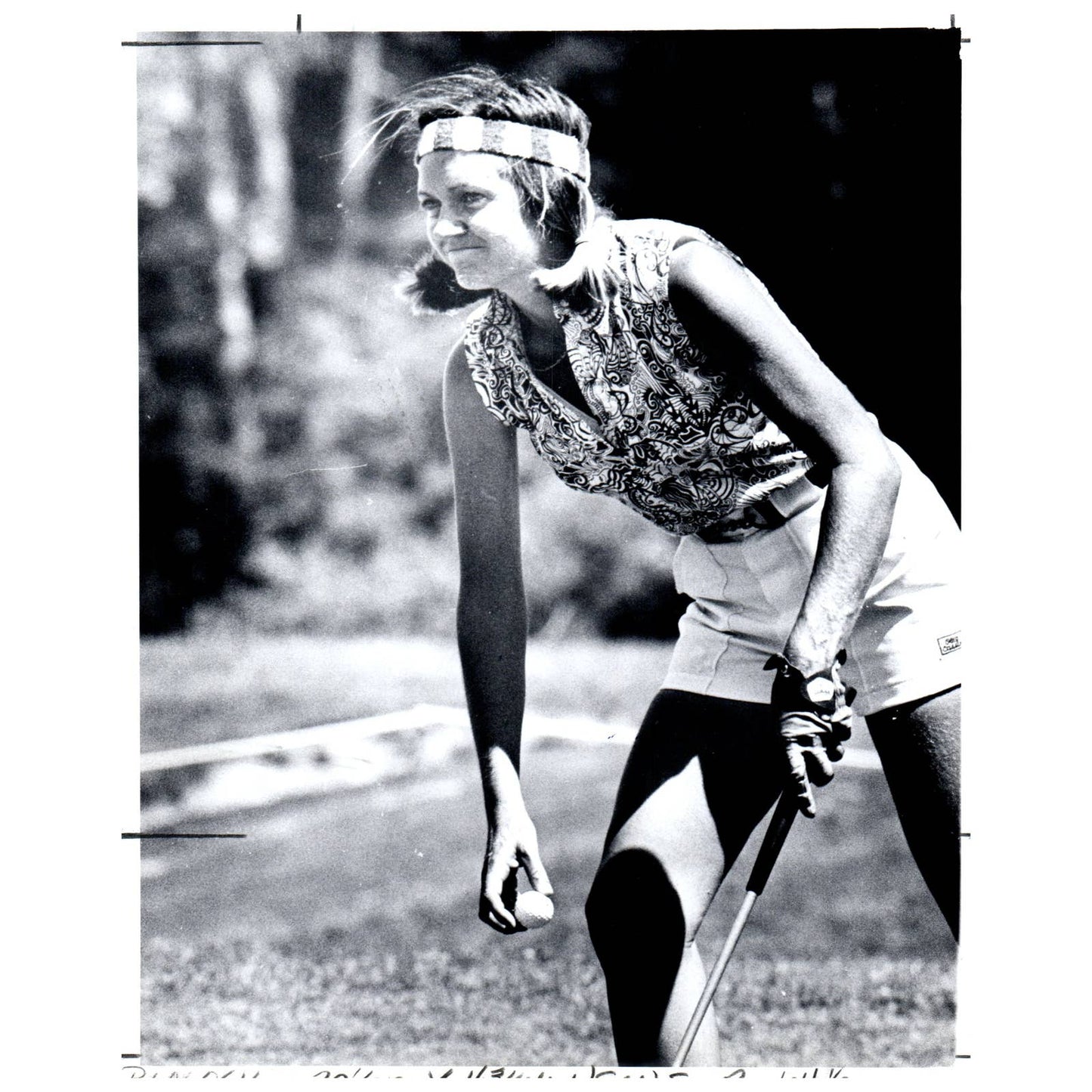 1976 Original Press Photo Ladies' PGA Golf Jane Blalock ~7x9 AD1