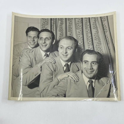 1950s Music Group Quartet Headshot Photograph 8x10" Schenectady NY AB7