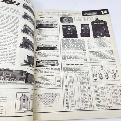 1956 Catalog Of Model Railroads - Wisconsin Hobby Craft Shop Milwaukee TC6