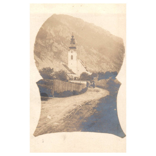 Puchberg am Schneeberg Town in Austria 1907- Original Postcard RPPC TJ8-4