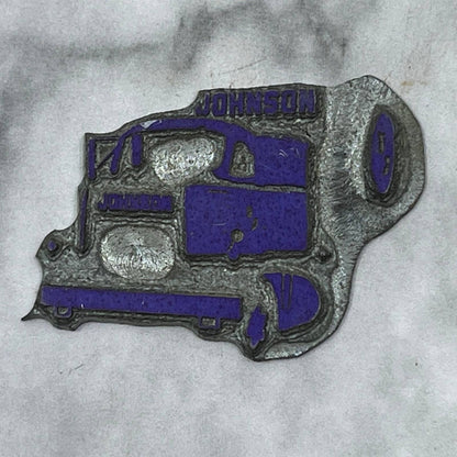 Vintage Printing Letterpress Printers Block Plate “Johnson” TJ510