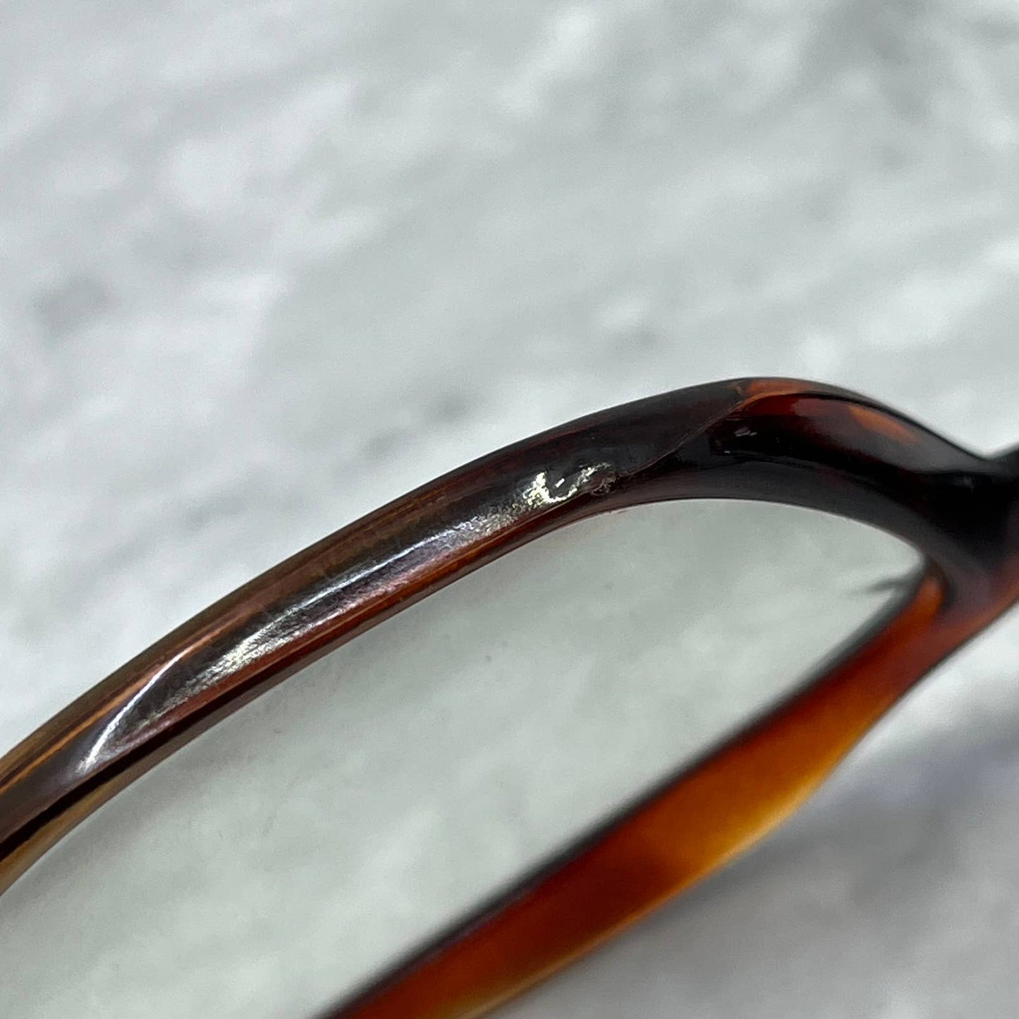 Vintage Tortoise Shell Big Eye Cat Eye Woman’s Eyeglasses France 5.75” TA9