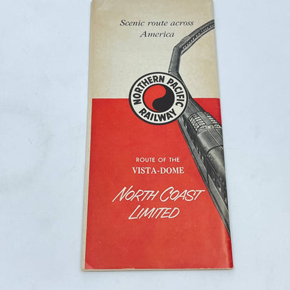 1956 Northern Pacific Railway Vista-Dome North Coast Limited Guide Booklet TF7