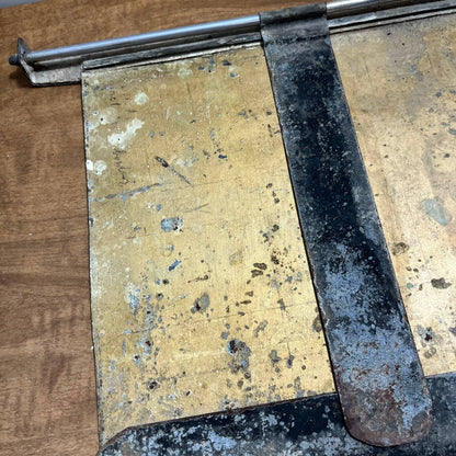 Vintage Primitive Homemade Photo Darkroom Enlarging Easel 8x10" Metal TI5