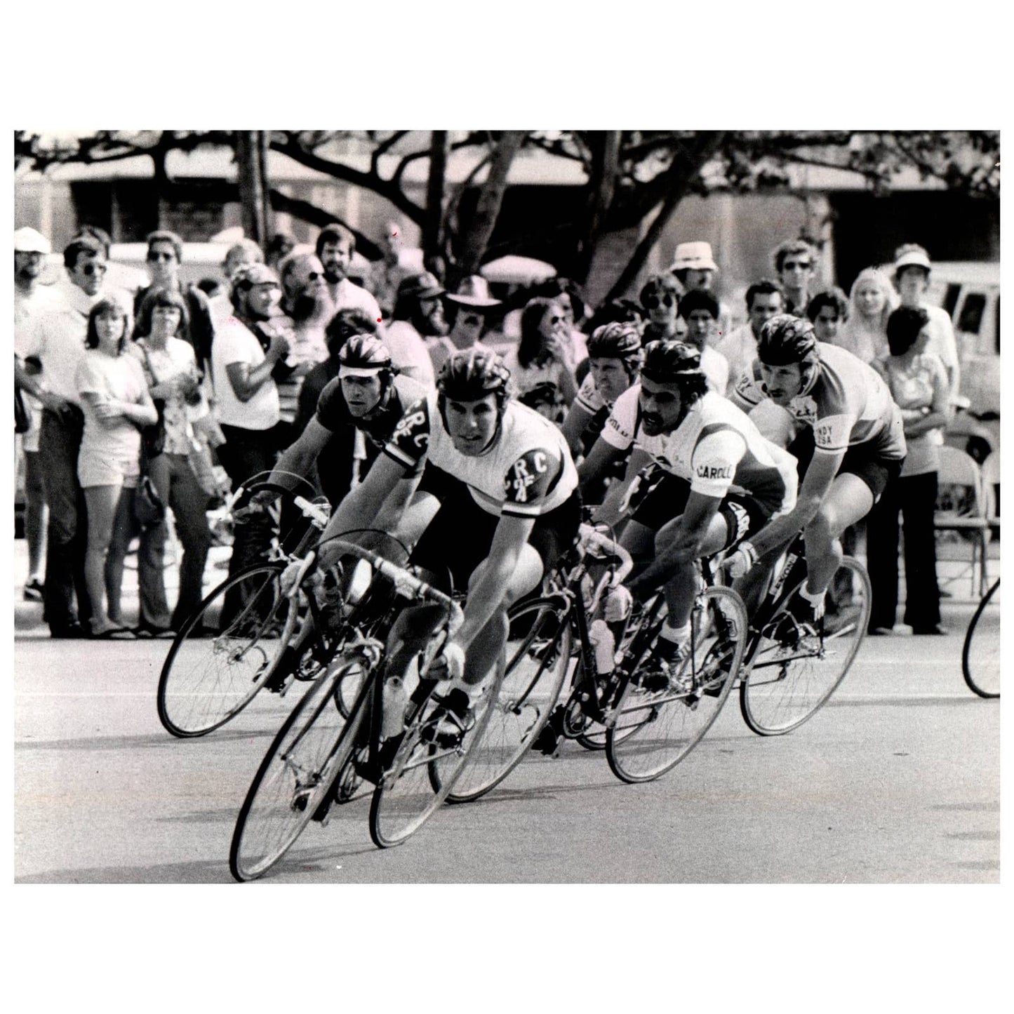 1976 Press Photo Cycling Cup Classic Bike Race Tim Chapman Miami FL 6x8" AD3