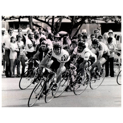 1976 Press Photo Cycling Cup Classic Bike Race Tim Chapman Miami FL 6x8" AD3
