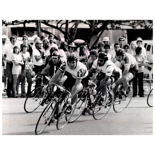1976 Press Photo Cycling Cup Classic Bike Race Tim Chapman Miami FL 6x8" AD3