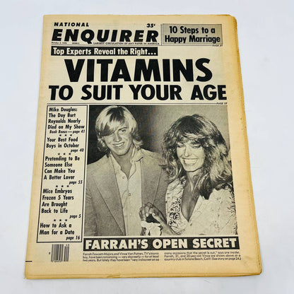 National Enquirer 1978 Farrah Fawcett Burt Reynolds Steve Martin Psychics TD3