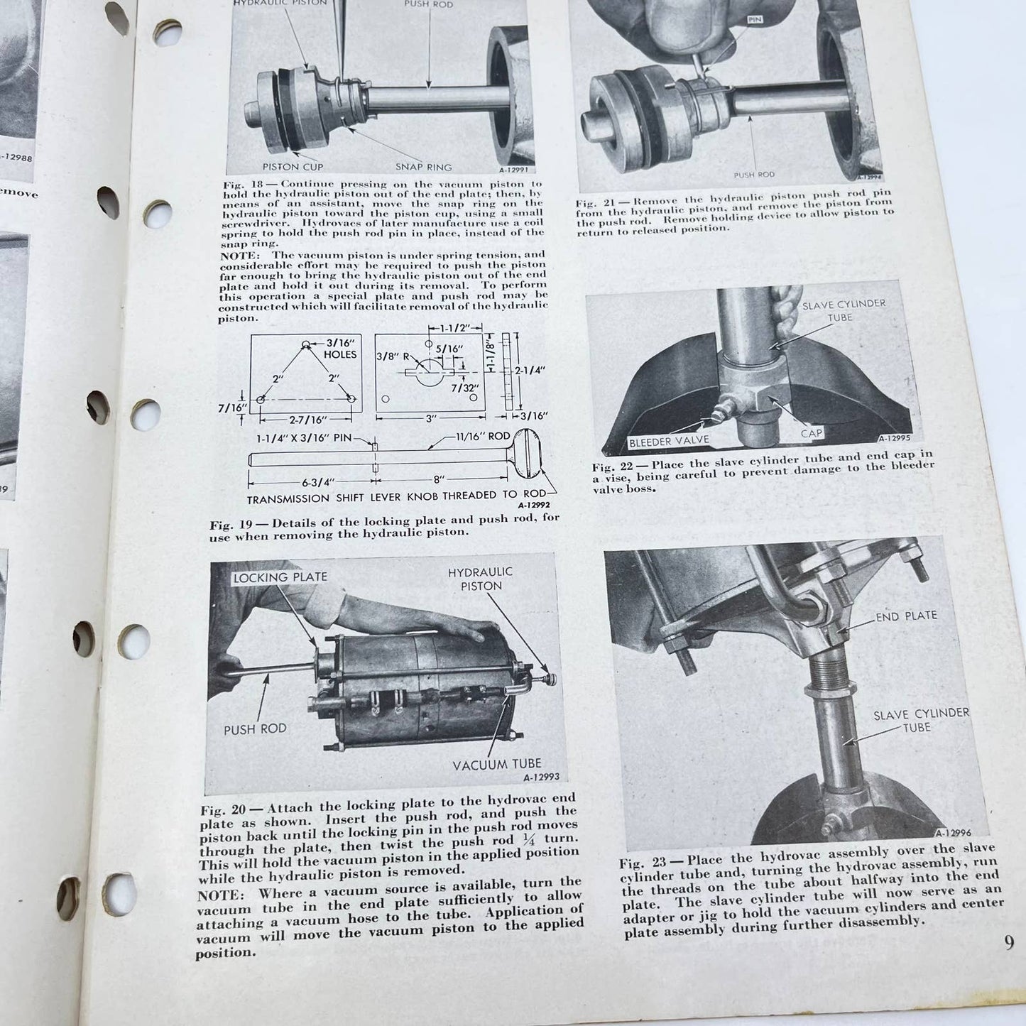 1947 Shop Talks for International Truck Servicemen #30 Vacuum Power Unit TF8