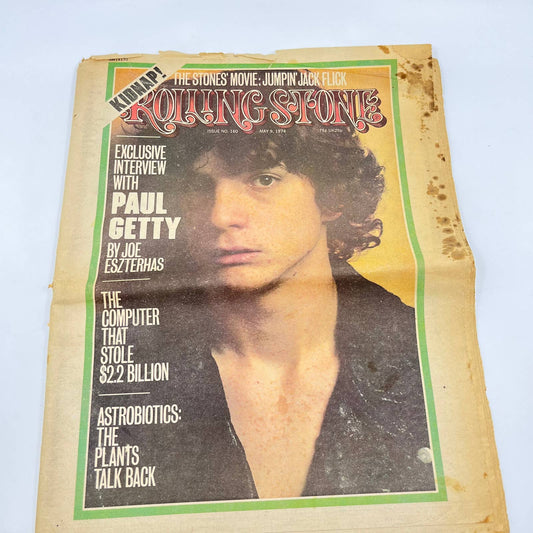 Rolling Stone Magazine May 9, 1974 160 Paul Getty Astrobiotics Computer TF8