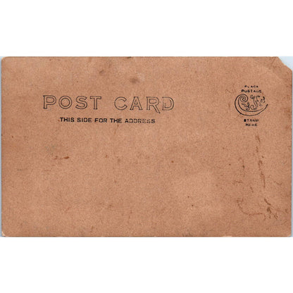 Antique Postcard RPPC Beulah MI Crystal Lake & Ann Arbor Railway Railroad SE8