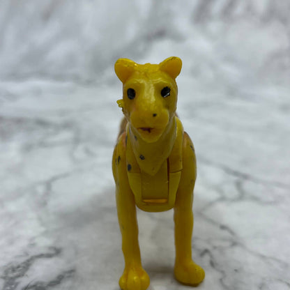 1970s Vintage Hard Plastic Articulated Cheetah Hong Kong 3x2.5” SE6