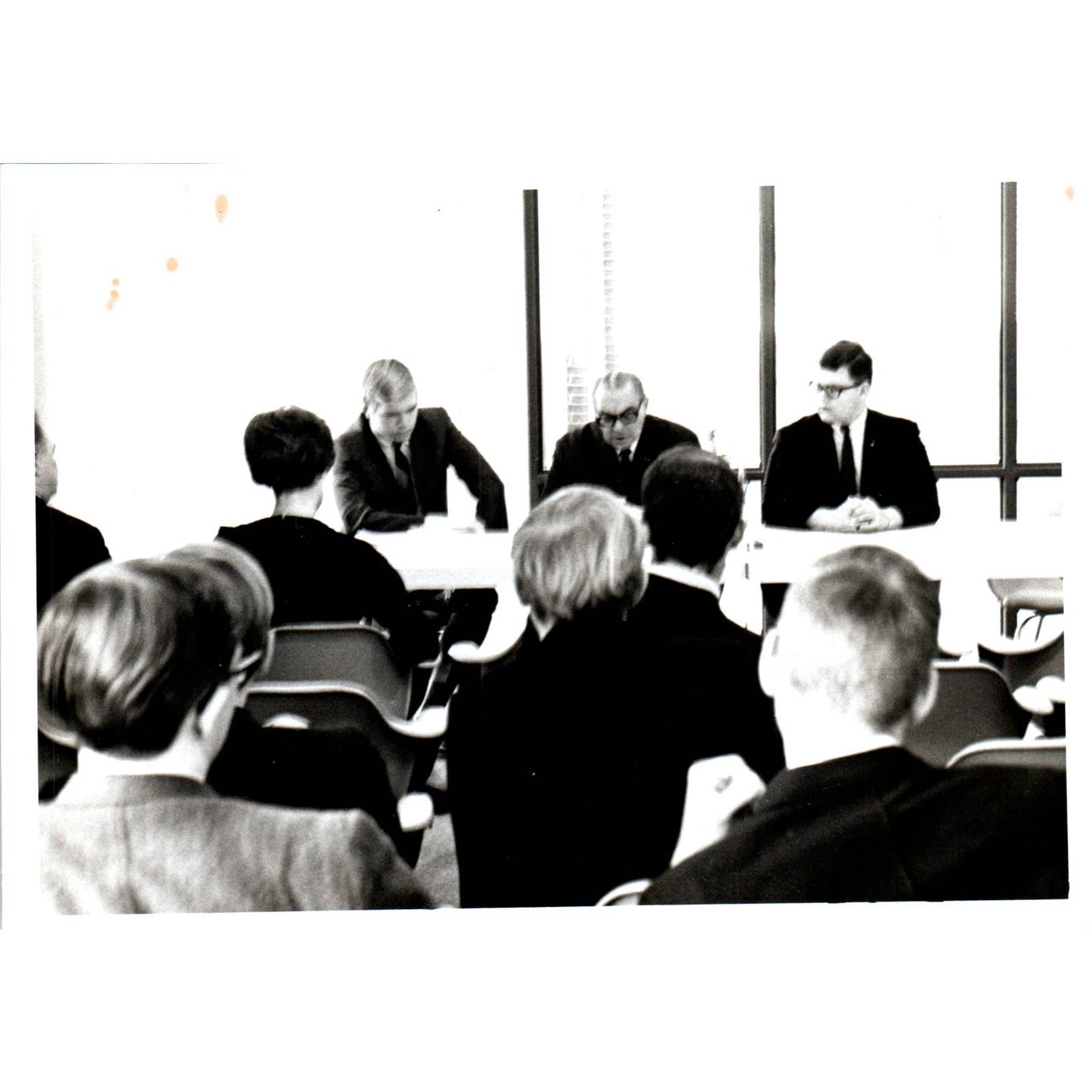 Olavi Munkki Finland Ambassador Yankton College Q&A 1966 Original Photo TK1-P5