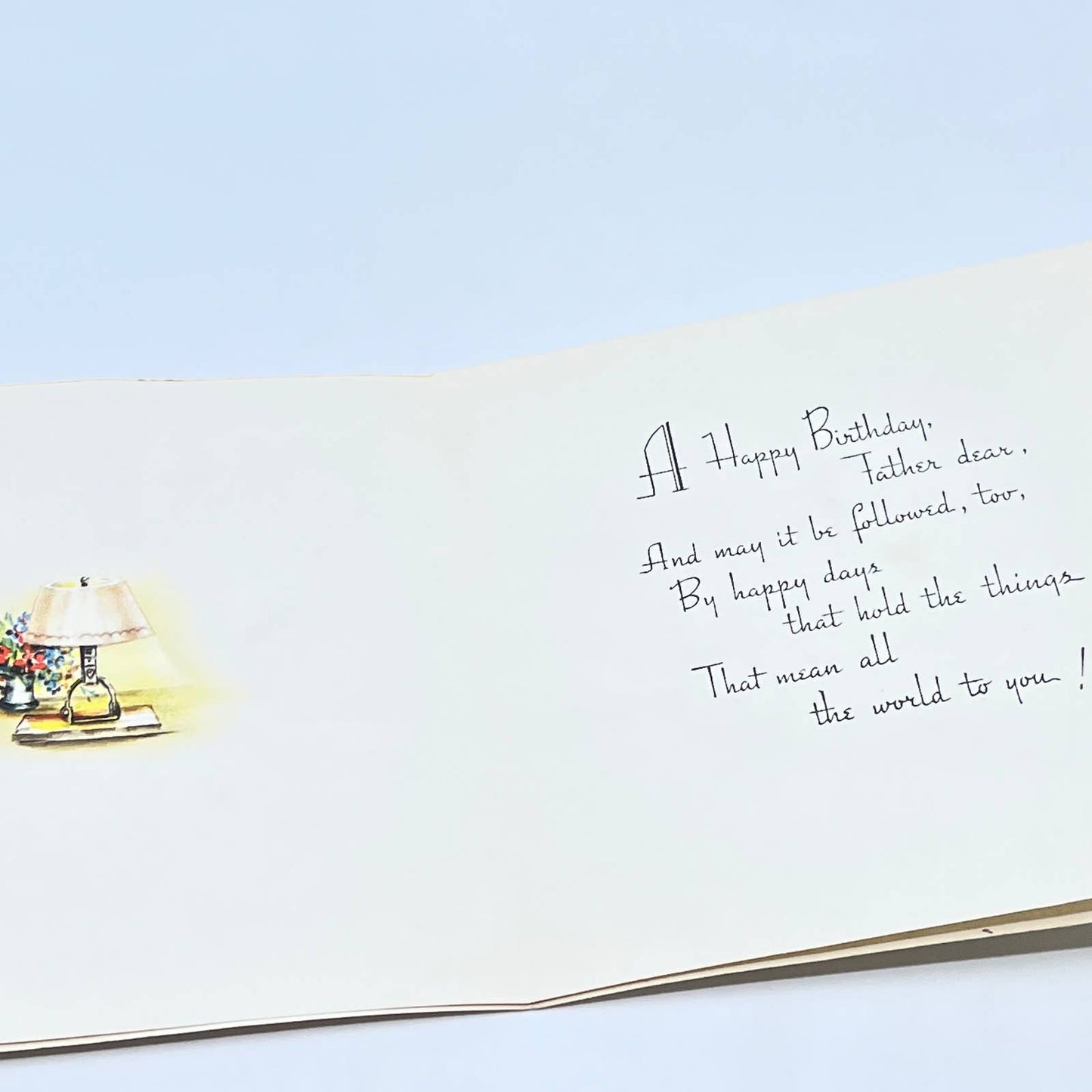 1950s Birthday Card Duck Hunting For Dad Happy Birthday Father UNUSED AB7