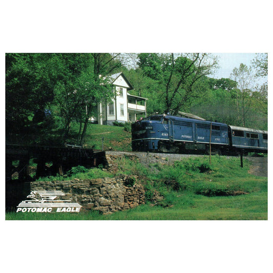 Vintage Postcard Potomac Eagle Railroad Scenic West Virginia Rail Excursions SE4