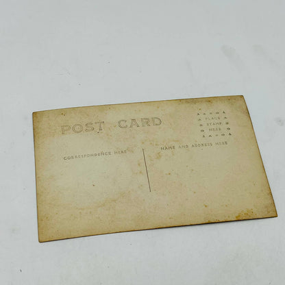 Early 1900s RPPC Young Girl Toddler Posing With Chair PA9