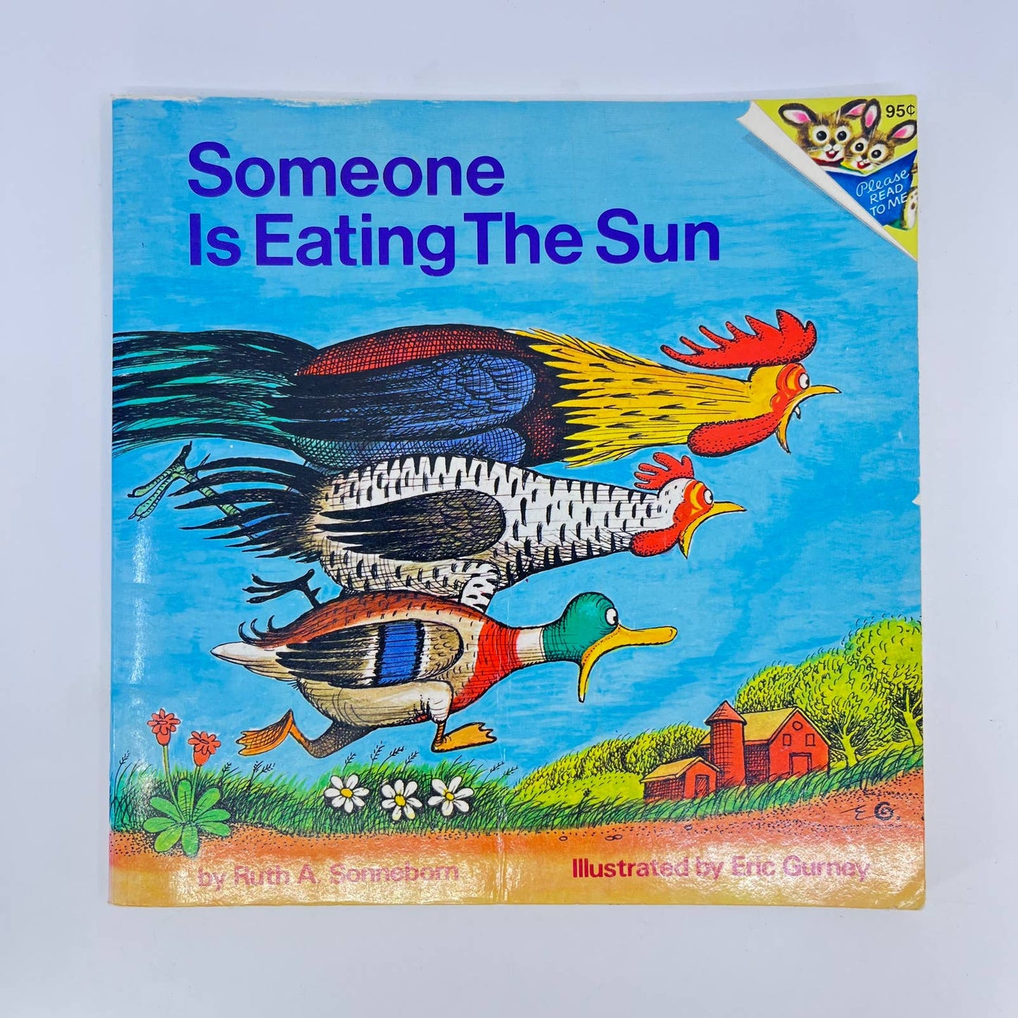 1974 Vintage Paperback Book Kids Vintage “Someone Is Eating The Sun” TE7