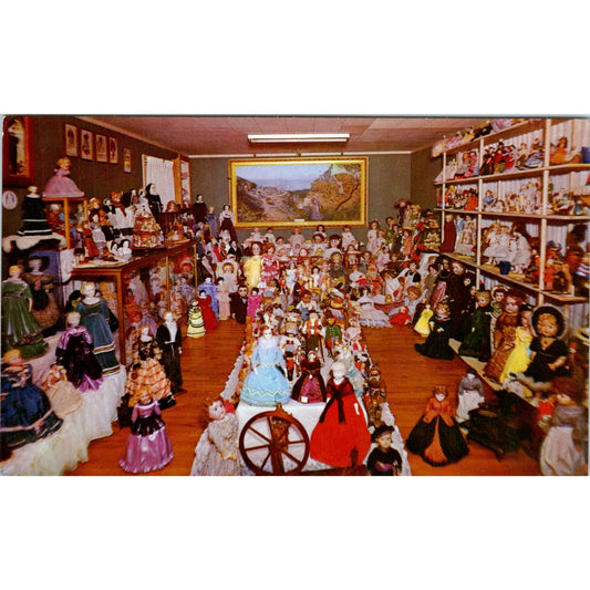 Mary Trimble Doll Collection Rare Dolls Branson MO Original Postcard PB7