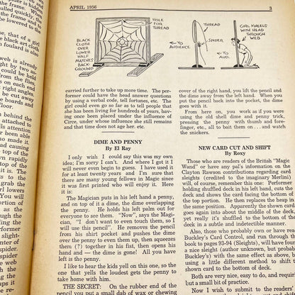 1956 April - Tops Magazine of Magic - Tricks Magicians TF7